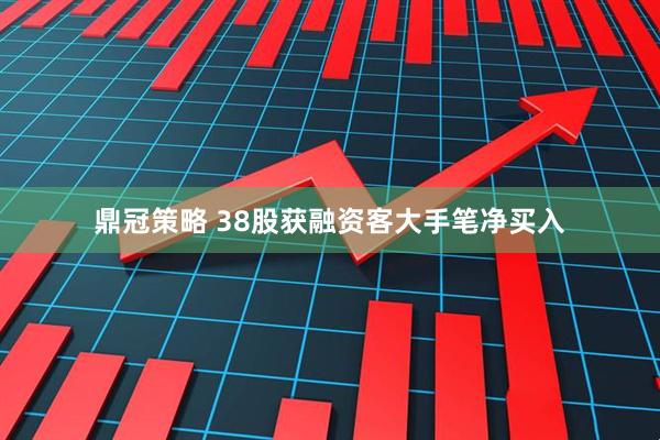鼎冠策略 38股获融资客大手笔净买入