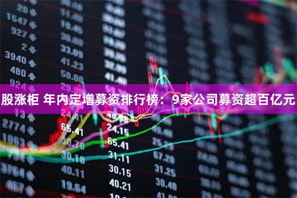 股涨柜 年内定增募资排行榜：9家公司募资超百亿元