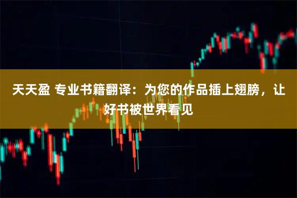 天天盈 专业书籍翻译：为您的作品插上翅膀，让好书被世界看见